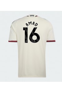 Manchester United Amad Diallo #16 Jalkapallovaatteet Kolmaspaita 2026-27 Lyhythihainen